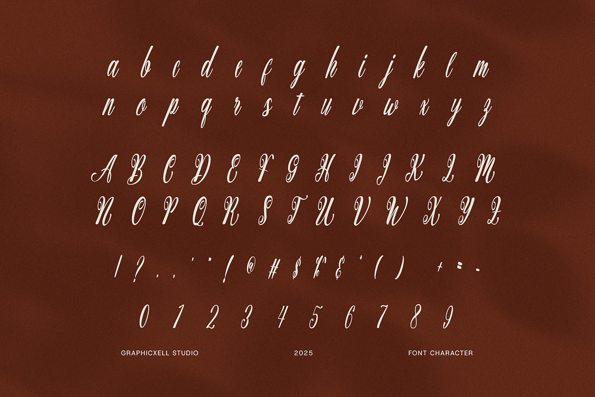 Warkina Script Font, a Script Font by Graphicxell (Photo 7 of 8)