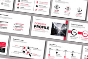 Modern Company Profile Presentation, a Presentation Template by Mighty-Slide (Thumbnail 1 of 4)