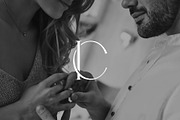 IC monogram, a Branding & Logo Template by LINKED LETTERS STUDIO (Thumbnail 2 of 2)
