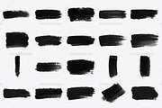31 Paint Smear Photoshop Brushes, a Brush Add-On by SimplDesign (Thumbnail 2 of 3)