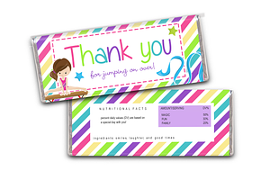 Gymnastics Candy Bar Wrappers
