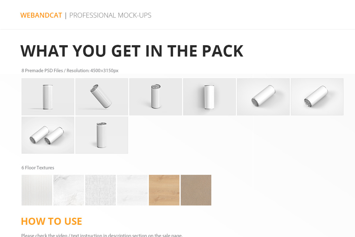 Energy Drink Can Mock-up, a Cups & Container Mockup by WebAndCat (Photo 8 of 9)