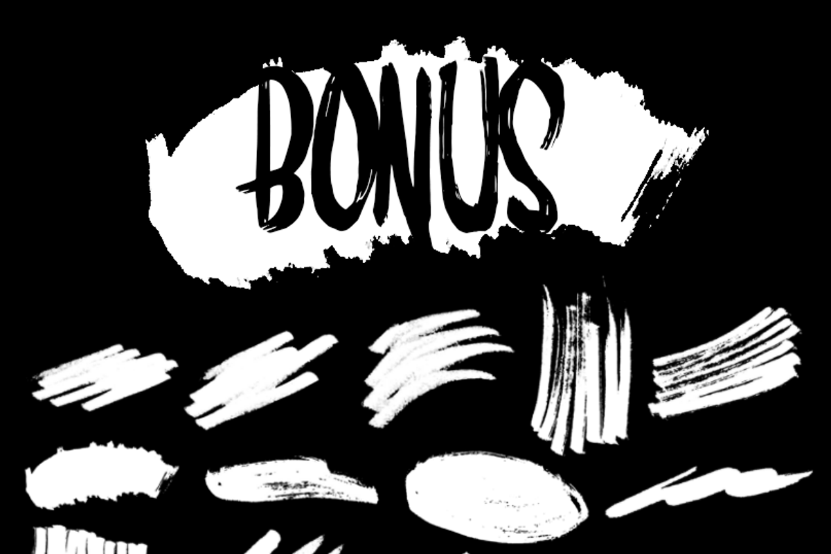 DarkSlide Font preview 4