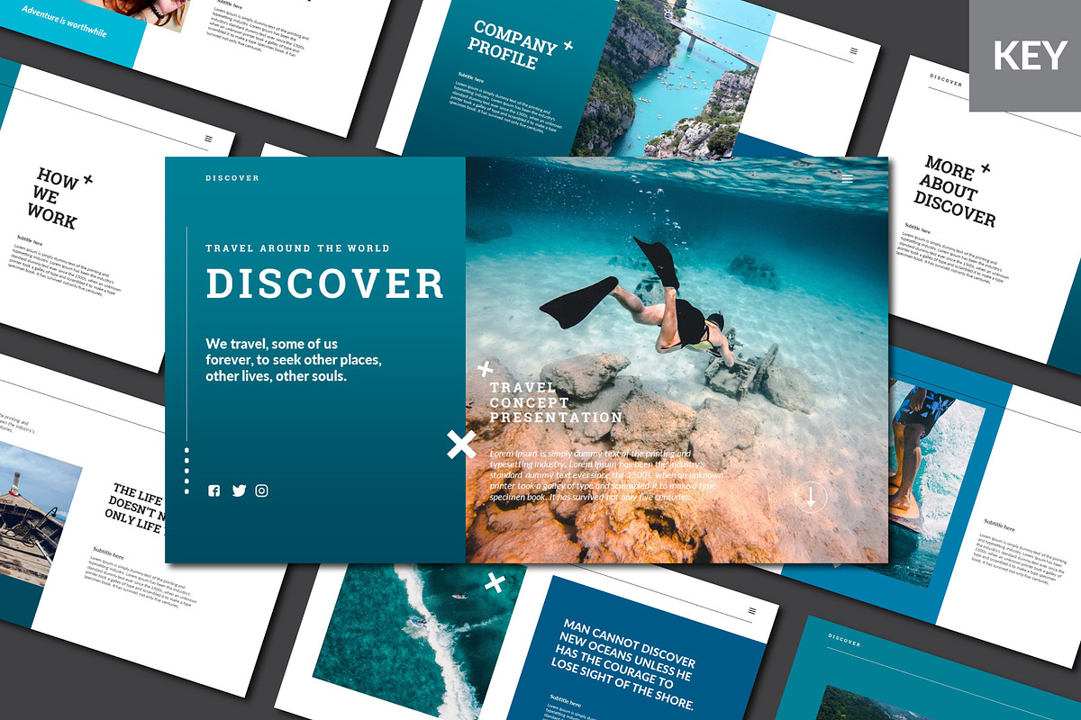 Discover Presentation Template, a Presentation Template by Yo Slide