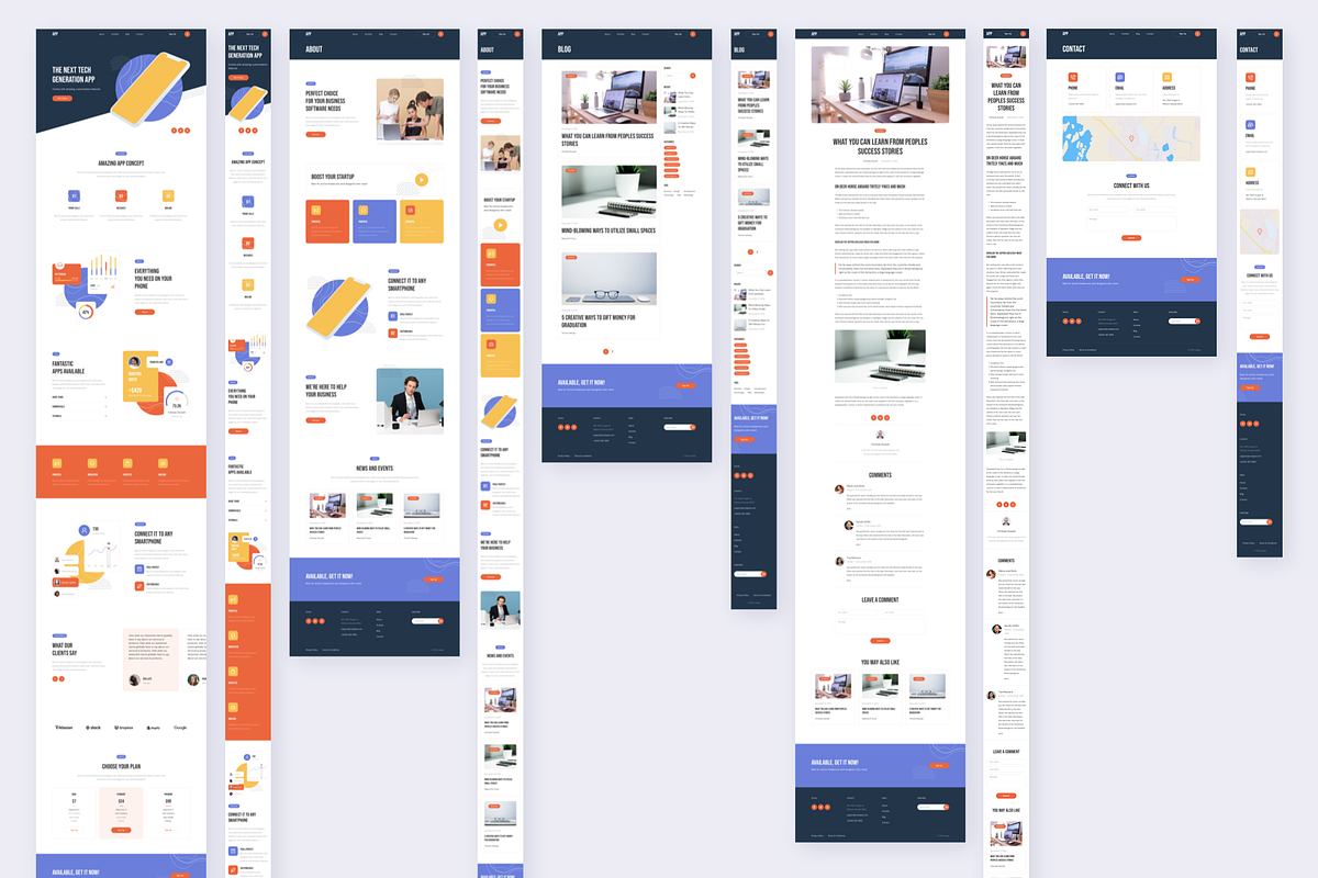 FIVE - Responsive Templates, a Landing Page Template by laaqiq (Photo 5 of 18)