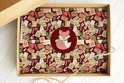 Woodland Holiday Scrapbook Patterns, a Pattern Graphic by Little Creative Scribbles (Thumbnail 8 of 9)