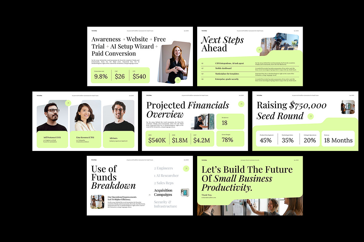 NEXTIN | AI Business Pitch Deck KEY, a Presentation Template by Neermana (Photo 3 of 4)