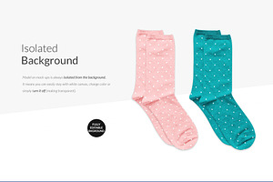 Socks Mockup Generator Mock-ups Set