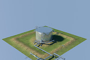 Oil barrel, an Object 3D Model by konstantin.ermolaev (Thumbnail 3 of 7)