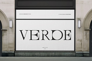 VERDE Typeface