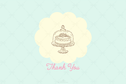 Patisserie Dessert Line Art Clipart, a Decorative Illustration by Blumensdiary (Thumbnail 7 of 7)