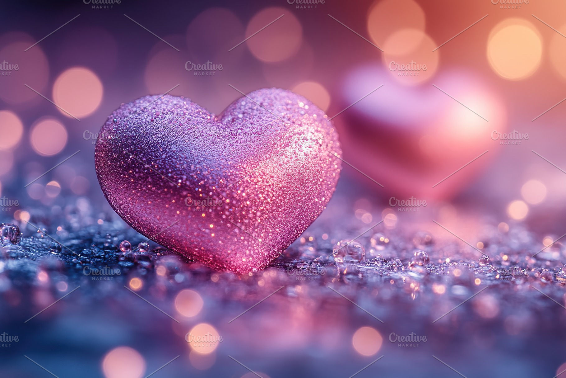 Red heart for Valentine's Day, a Background Photo by AlyaAnd