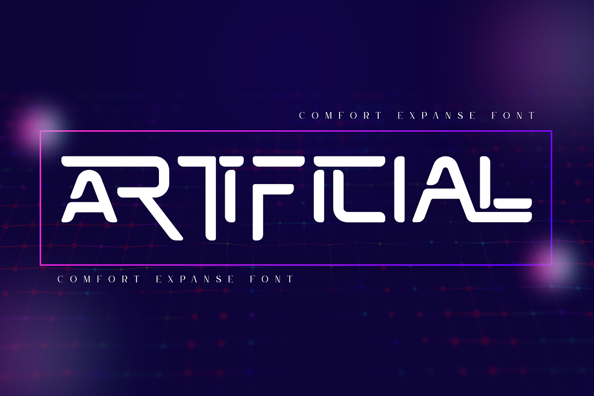 Comfort Expanse - Futuristic Font, a Sans Serif Font by 177Studio (Photo 2 of 9)