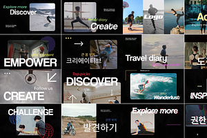 Stylish Glitch Typography FCPX, a Templates & Theme by 2dfx