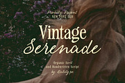 Vintage Serenade - Organic Font Duo, a Serif Font by Bale Type (Thumbnail 1 of 12)
