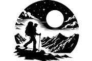 Hiking Adventure Vector Set, an Object Graphic by Creativeshirt (Thumbnail 12 of 13)