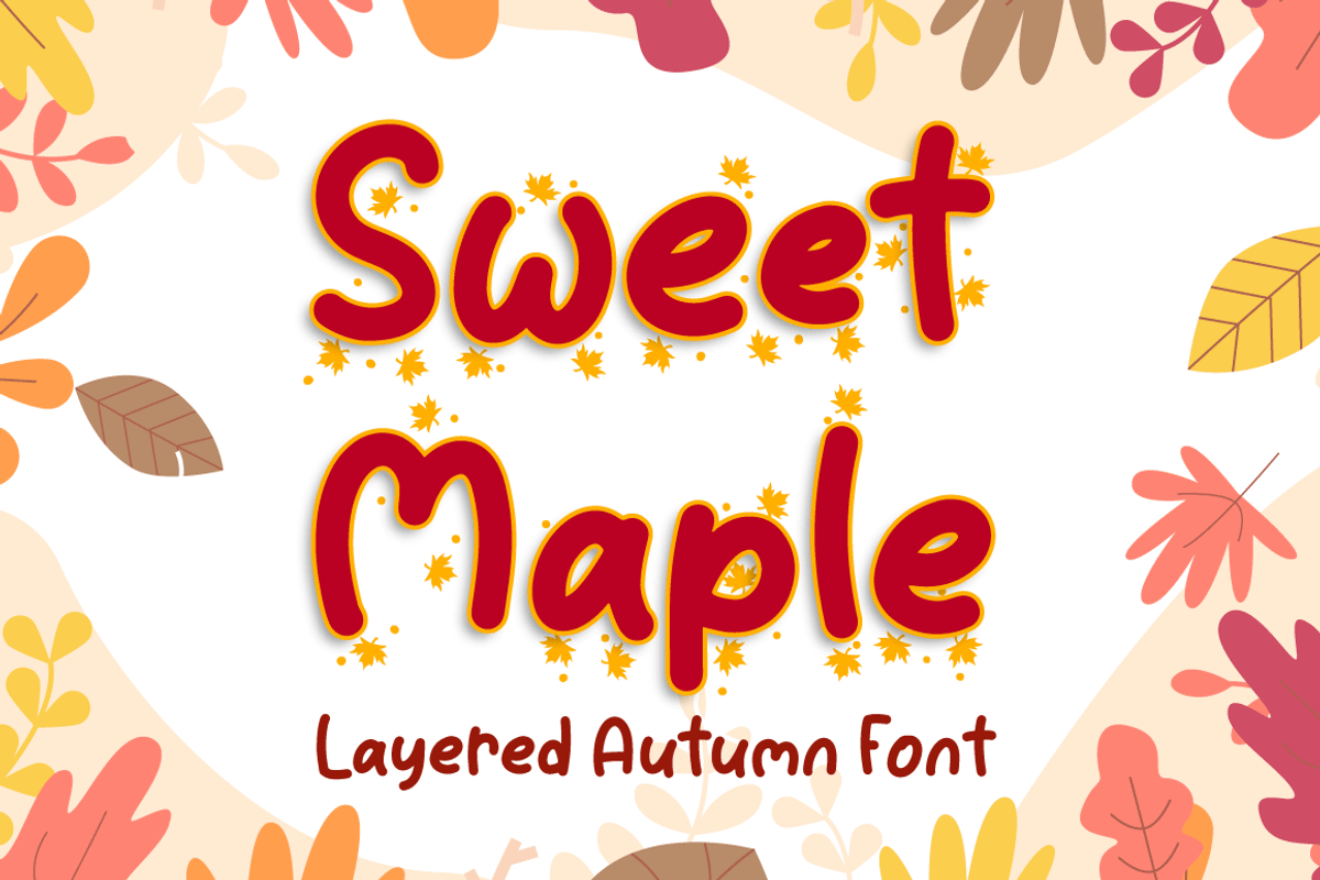 Sweet Maple, a Font by Attype (Photo 1 of 8)