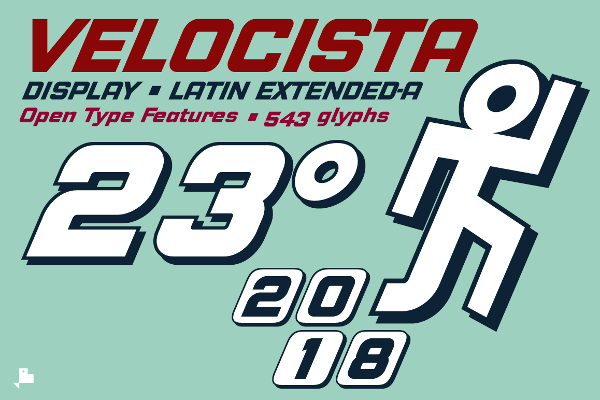 Velocista Display -2 fonts- preview 4