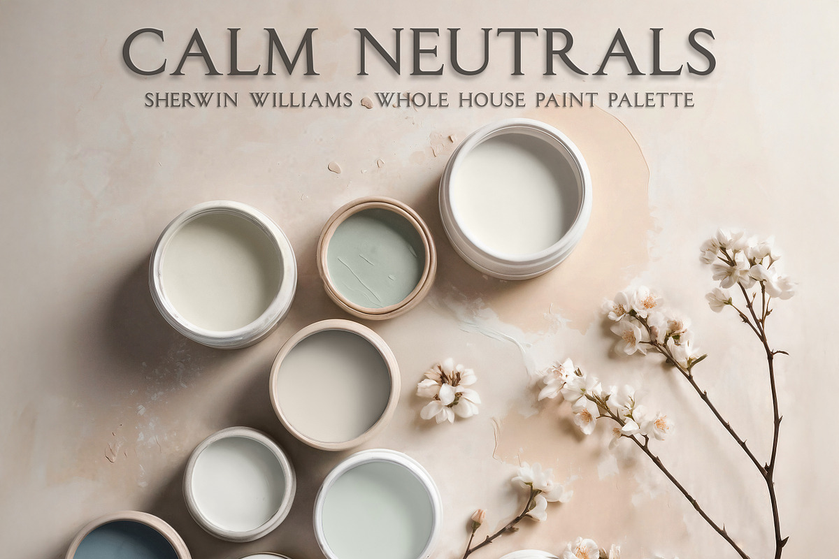 SW Calm Neutrals Home Paint Palette, a Presentation Template by CONCEPT COLORS (Photo 1 of 9)