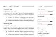 Creative CV Resume Template - 0122, a Resume Template by GResume (Thumbnail 7 of 7)