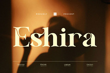 Eshira || Modern Classy Serif Font