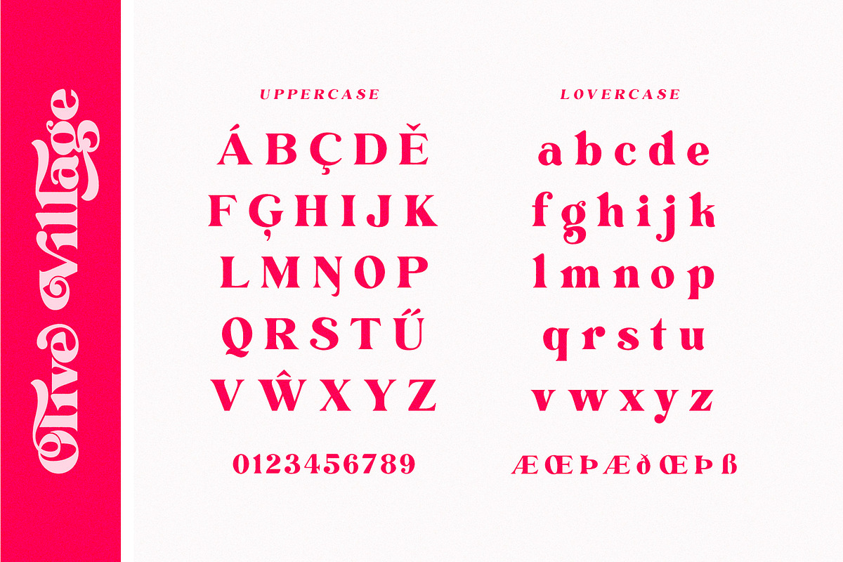 Olive Village - Vintage Font, a Serif Font by Ivan Rosenberg (Photo 9 of 18)