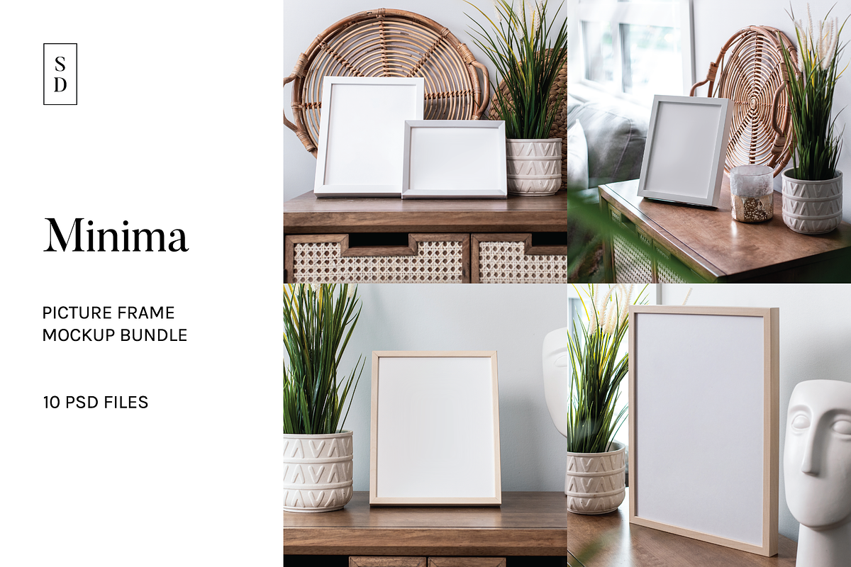 Frame Mockup Bundle - Minima, a Household Mockup by Saguaro Digital (Photo 1 of 10)