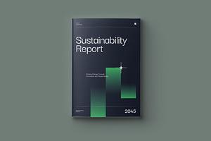 Sustainability Report - Gravoos, a Brochure Template by fakhroo
