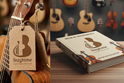 Musical instrument shop logo, a Branding & Logo Template by Atlantis X Nurman Arbai (Thumbnail 1 of 3)
