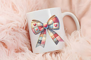 Patchwork Valentine's day bow PNG, an Illustration by RobertsArt (Thumbnail 7 of 7)