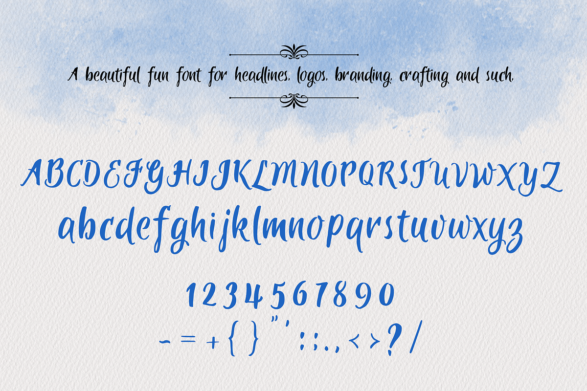 Balloons - A Beautifully Fun Font, a Script Font by potterDesigns (Photo 9 of 9)