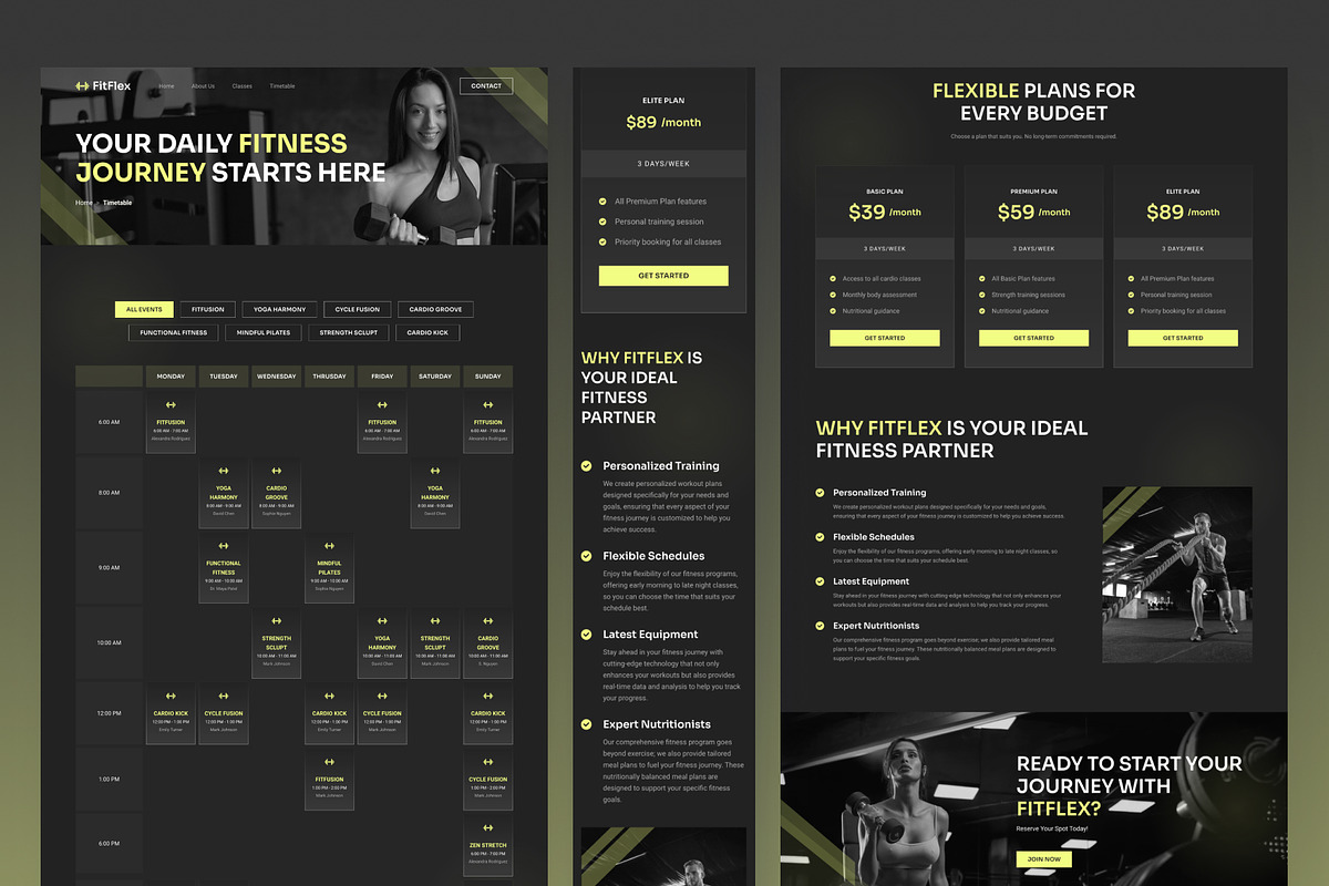 FitFlex - Fitness Gym Studio Framer, a Websites & App Template by peterdraw (Photo 5 of 5)