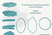 Lineart floral leaves patterns, a Texture Illustration by Dina Guiter (Thumbnail 7 of 20)