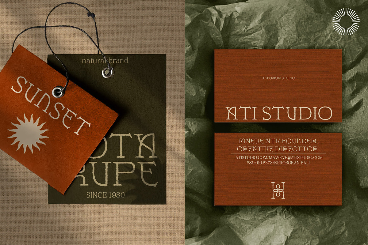 Thane Lantera - Old Press Print, a Serif Font by Setara Langit CreativeStd (Photo 6 of 14)