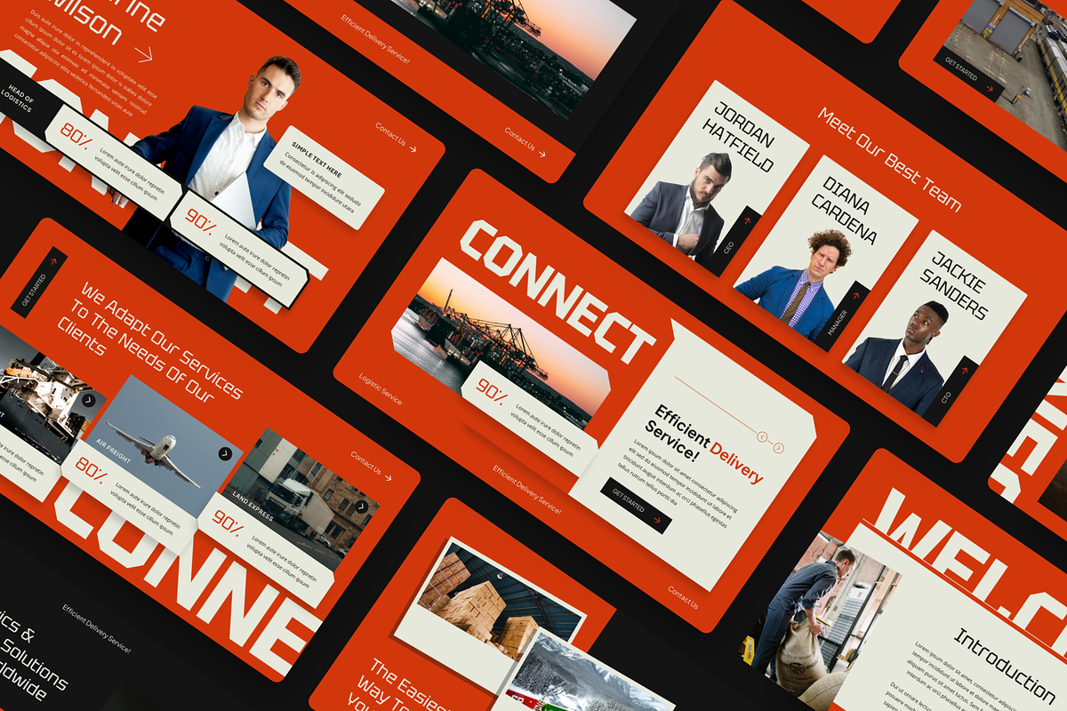 Logistic Google Slides, a Presentation Template by YossyOneStd (Photo 1 of 7)