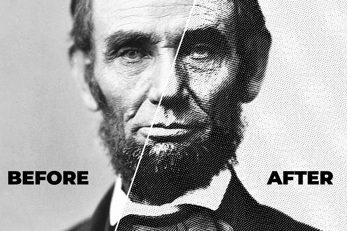 Engrave Effect Photoshop Template, a Texture Graphic by bnrcreativelab (Photo 3 of 3)