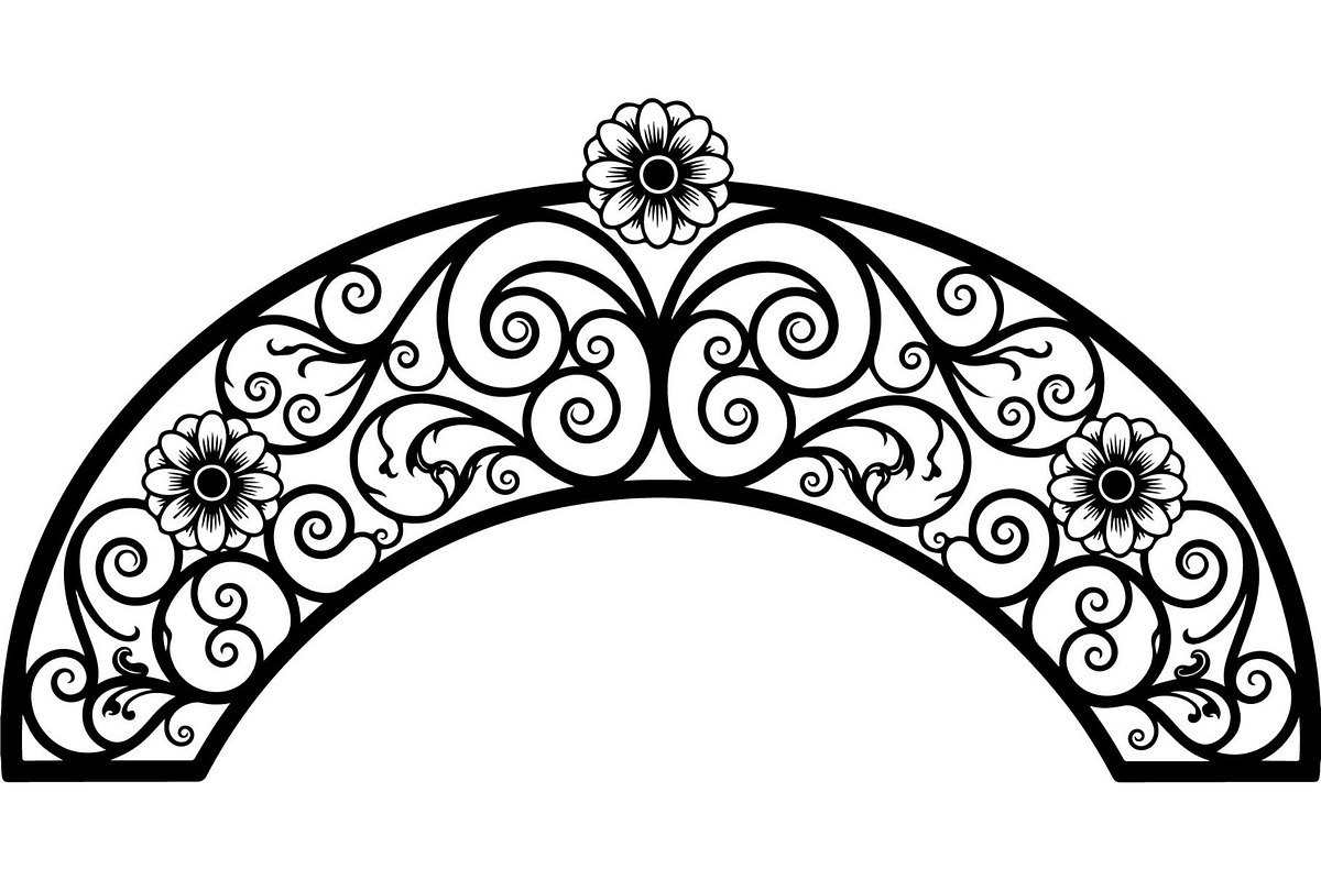 Islamic Arch Ornament Set, an Object Graphic by Designer_Momina (Photo 9 of 18)