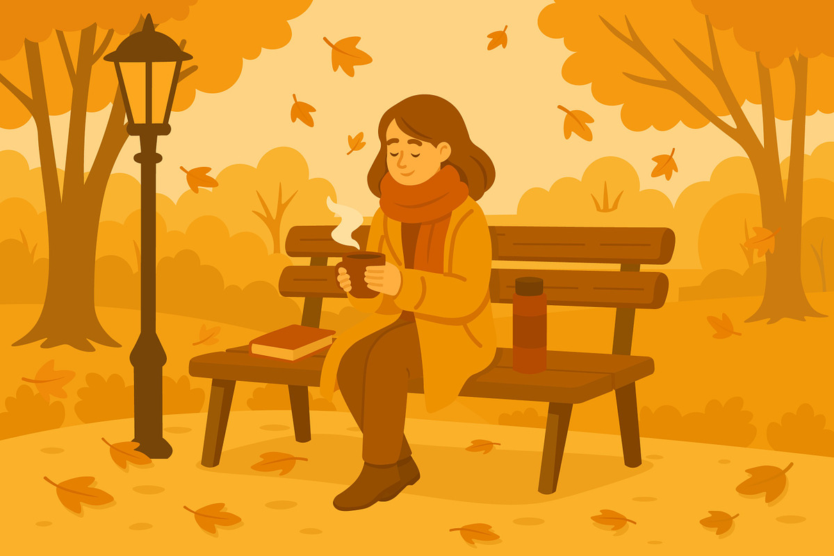 Autumn set, a Seasonal Illustration by ananastya (Photo 3 of 10)