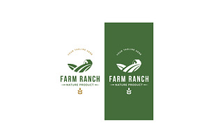 Organic farming and ranching abstrac, a Branding & Logo Template by LOGOCREATIVE