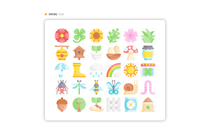 Spring Icon Set