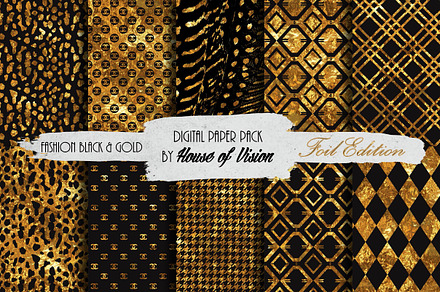 Fashion Blk and Gold Pack