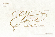 Elorie Calligraphy Script, a Script Font by etigletters (Thumbnail 12 of 12)