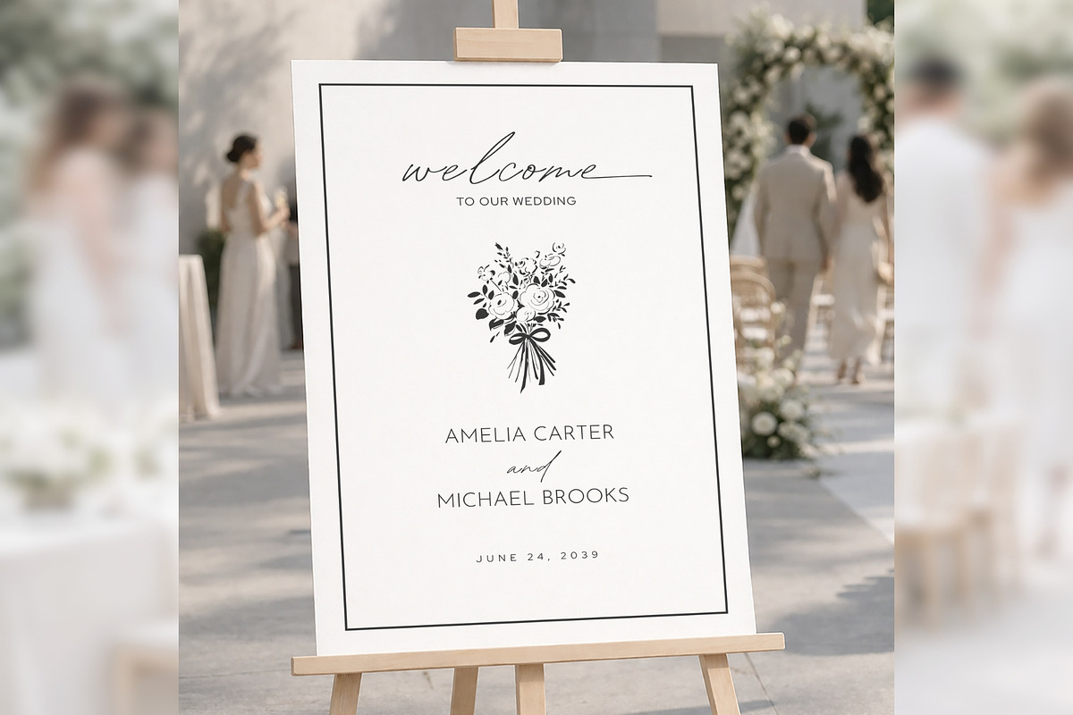 Modern Elegant Welcome Canva bd009, a Poster Template by TyphoonStudio (Photo 1 of 10)