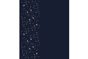 starry border shimmer style, a Texture Illustration by studiogstock