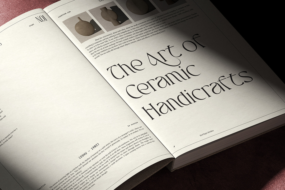 Aveltin Elegant Stylish Serif Font, a Serif Font by Heinzel Std (Photo 3 of 16)