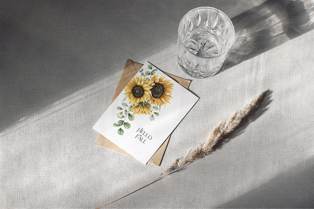 Autumn spirit Watercolor fall flower, a Decorative Illustration by Yuliya Derbisheva (Photo 11 of 11)