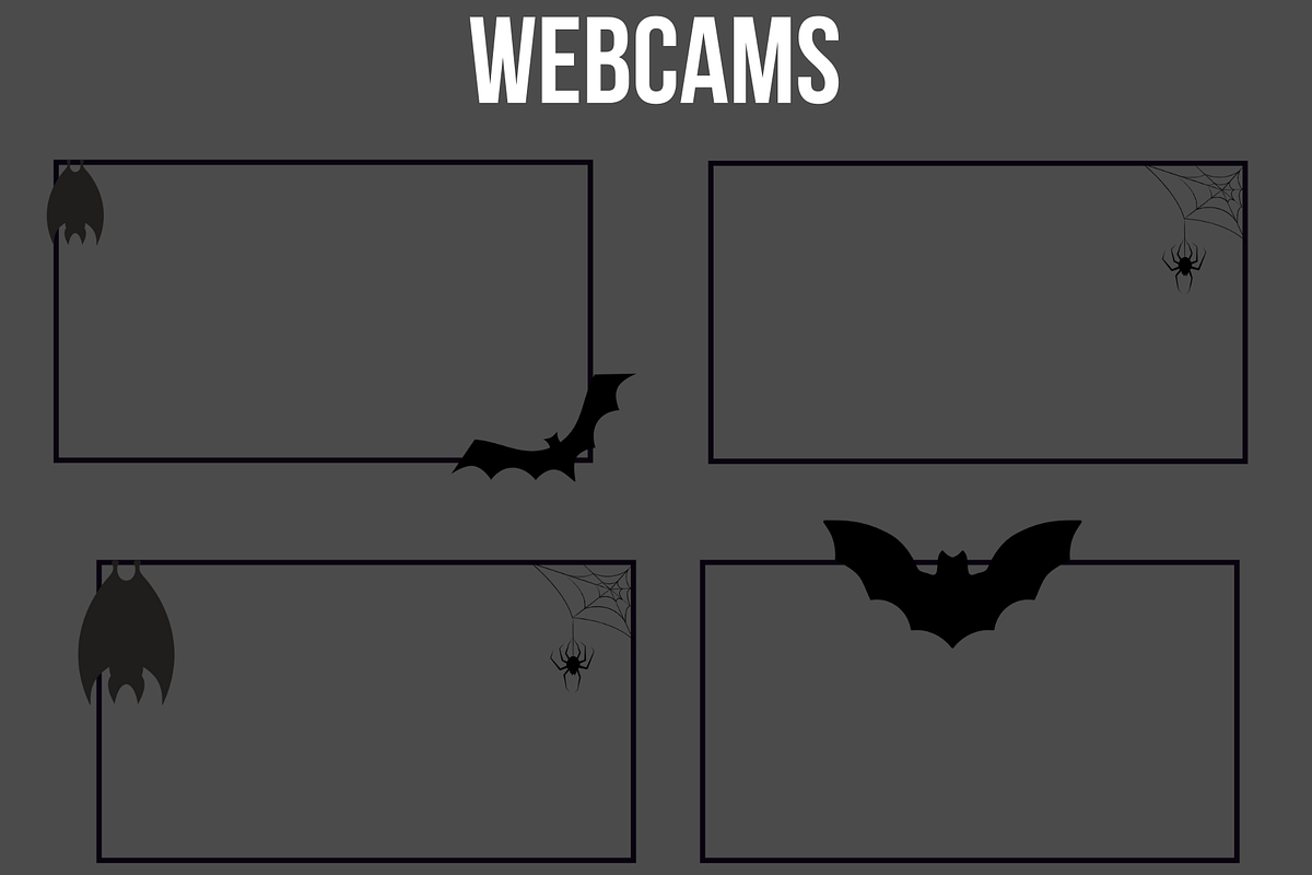Gothic Bat Animated Stream Package, a Templates & Theme by KatieLearns (Photo 6 of 7)