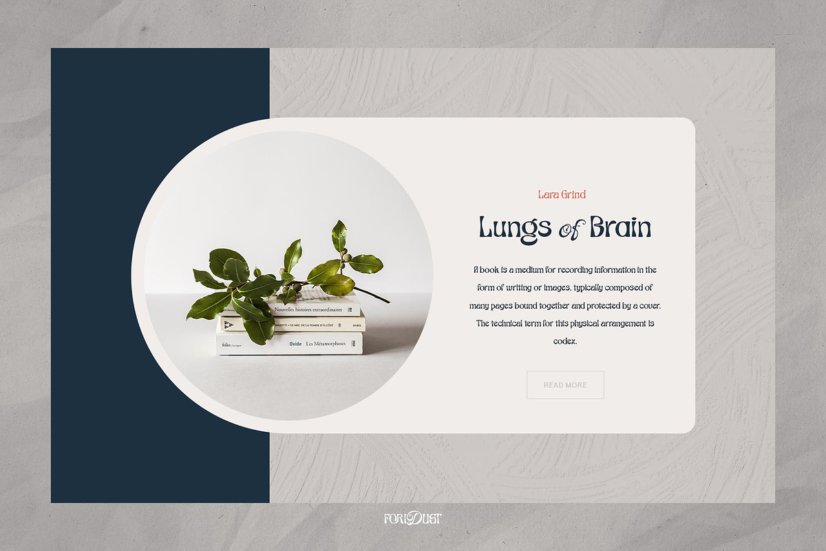 Foridust Typeface, a Sans Serif Font by alit design (Photo 7 of 15)