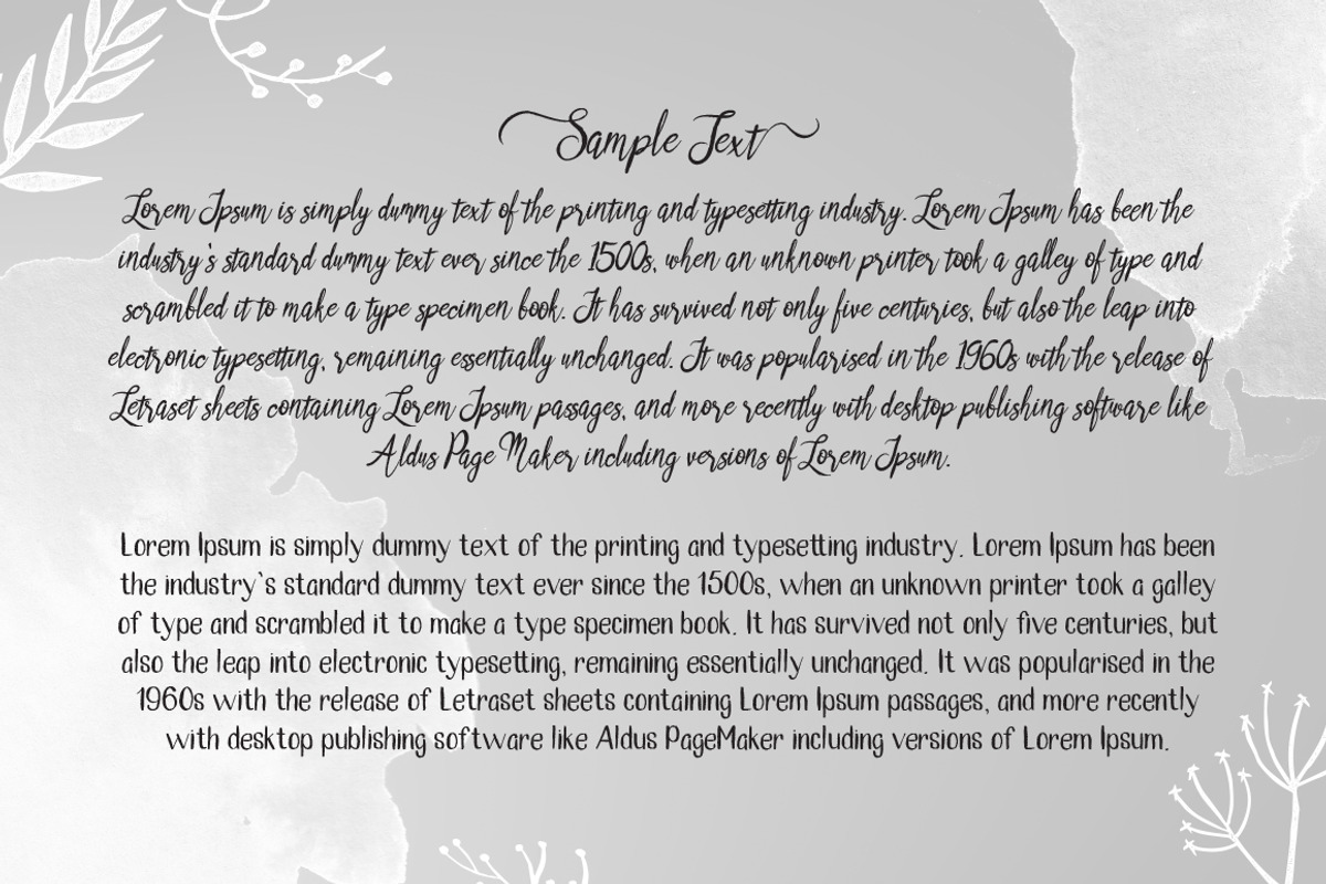 Vroffloow family Typeface preview 4