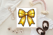 Softball Coquette Bow Png, an Illustration by CraftArtStudio (Thumbnail 4 of 4)